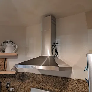 Range Hood Replacement.