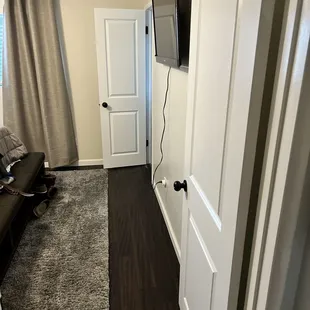 After doors  install and paint