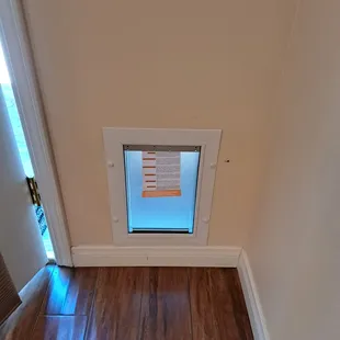 Treat your furry friend and yourself to a through wall pet or doggie door. Message me to get yours.