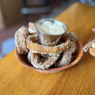 Cool ranch onion rings