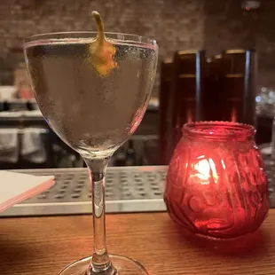 Clean martini