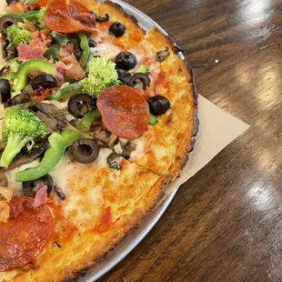 Cauliflower crust!