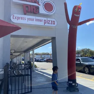 Exterior of your pie