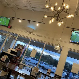 Tvs on the walls