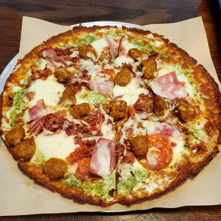 pizza, food