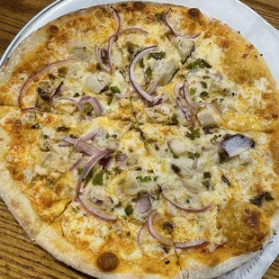 10" buffalo chicken pizza