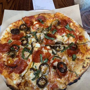HOT HONEY PEPPERONI PIZZA