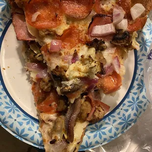 Slices of a well made pizza