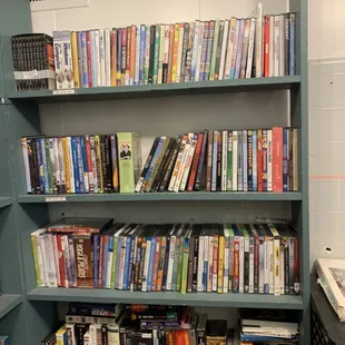 DVD and Blue ray movies.