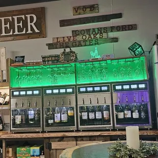 Beer, water and wine!