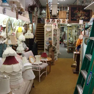 Right (south) side of the shop.