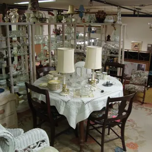 One of the areas in the second floor balcony.