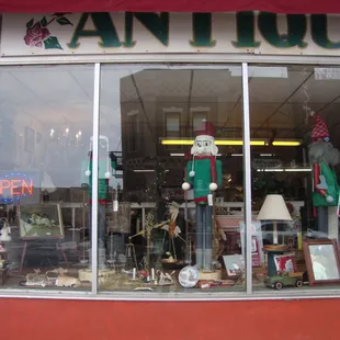 Front display windows.