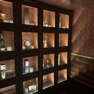 It had a little cigar lounge area. Super cute.