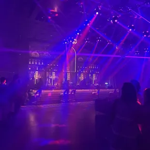 Lighting in the nightclub. Didn&apos;t stay long, but the music was awesome. Kudos to the DJ.