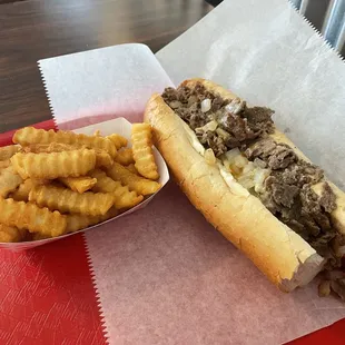 Philly Cheesesteaks Sandwich