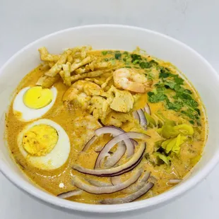 a bowl of ramen