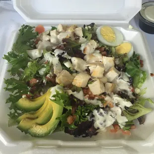 Yoya's half Cobb to go! So good!