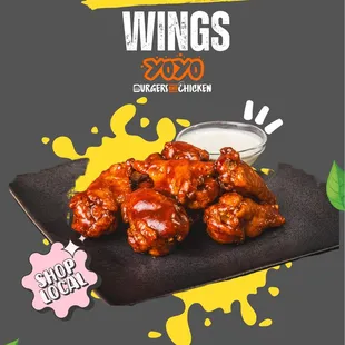fried chicken wings, bbq wings, chicken wings and fried chicken, fried chicken, chicken wings, food, poultry, chicken, bbq chicken