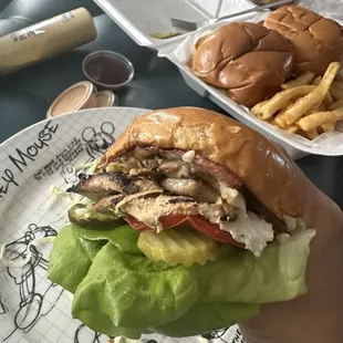 Grilled Chicken Burger