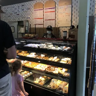 Large selection of donuts