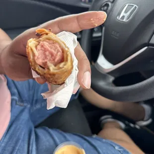 Cheese dog- a Bori favorite