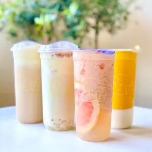 Grapefruit Yakult Mango Cha Cha Cookie Monster Soy Bestie @foodforfoodbabies