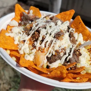 Dori-Elote with asada