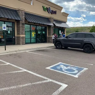 Front of store
