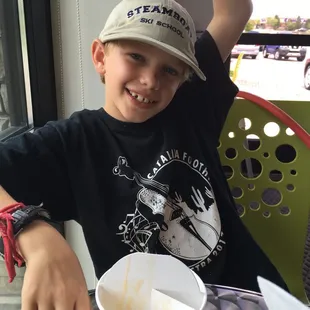 The kid loves this place