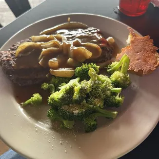 Salburry Steak and sizes