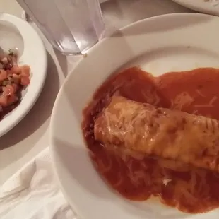Beef enchiladas...must get one of those:))