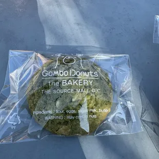 Matcha chocolate cookie