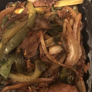 Mongolian beef?