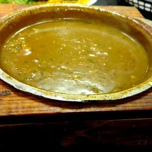 Fahsa/Salteh (Lamb stew, national dish of Yemen)