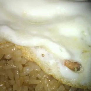 Fried rice no veggies!  Lol!