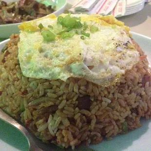 Kimchee Friedrice with Egg