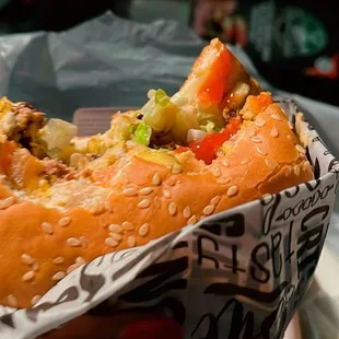 Chefs Special AmrYeecan Burger with Fries