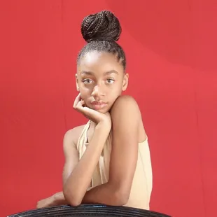 Model from a photo shoot