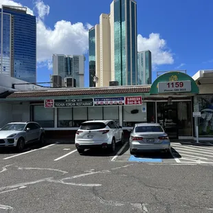 Front of store