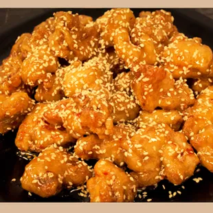Sesame Chicken-- the best thing on the menu!!
