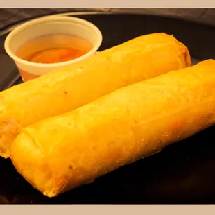 Egg Rolls with homemade sweet and sour sauce