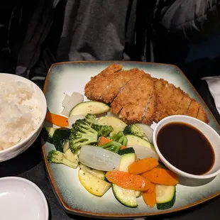 a plate of food