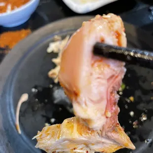 Raw chicken