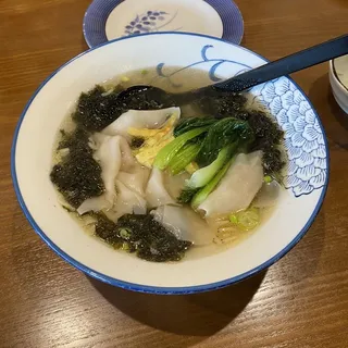 S8. Pork Wonton and Chicken Broth