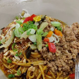 N5. Yibin Spicy Dry Noodles With Minced Pork