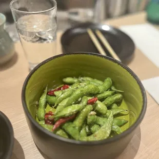 Garlic Edamame
