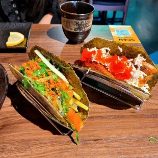 Sushi taco -off menu