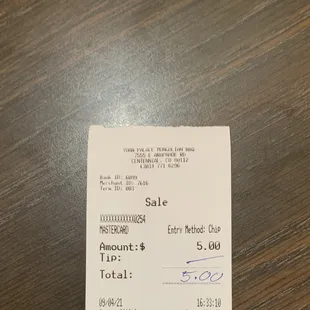 Forced to pay $5 or have the police called on me