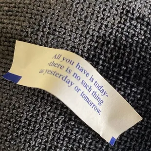 Fortune cookie
